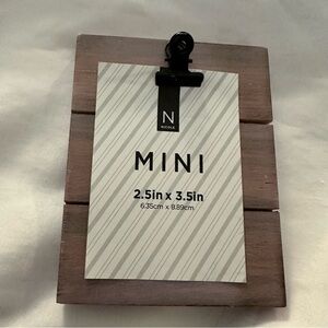 Purple Mini Wooden Clipboard Photo Frame